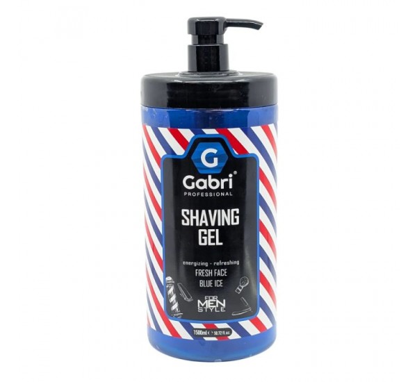 Gabri Professional Blue Ice Shaving Gel Гел за бръснене и оформяне на брада 1500ml